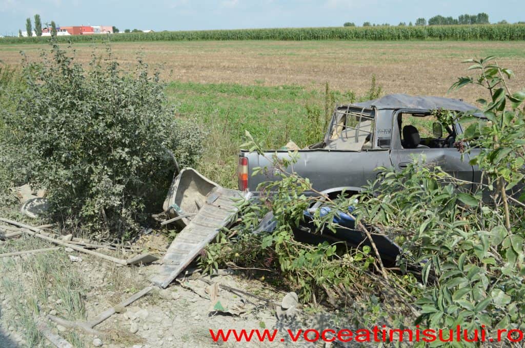 Accident pe DN 6912 Accident pe DN 6912