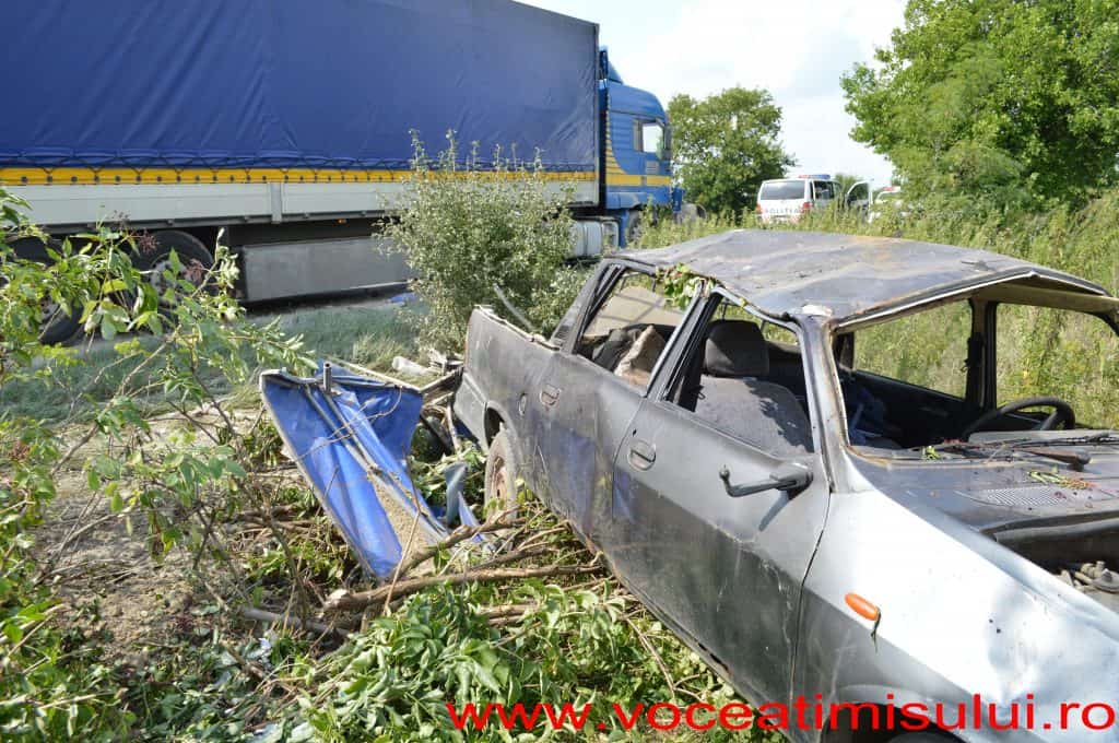 Accident pe DN 6916 Accident pe DN 6916
