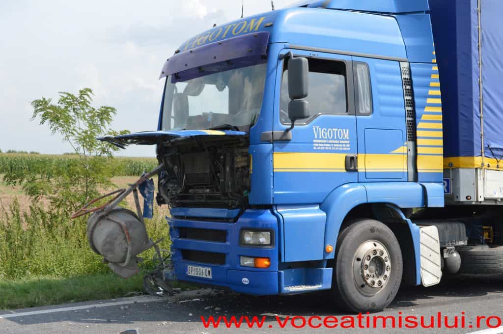 Accident pe DN 6919 Accident pe DN 6919