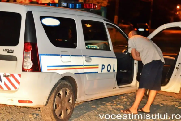 Lugojean BEAT și FĂRĂ PERMIS de conducere, prins de polițiști la volan. Vezi ce alcolemie avea