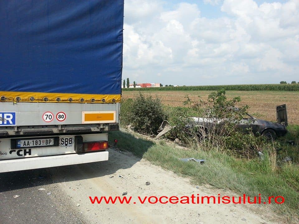 accident dn 69 dacia papuc tir 2 accident dn 69 dacia papuc tir 2