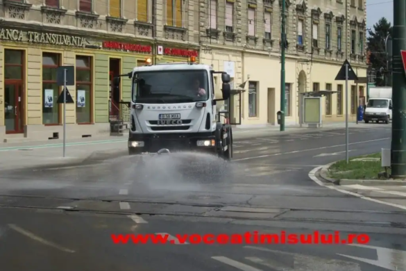 Programul de spălare a străzilor din Timișoara în următoarea perioada