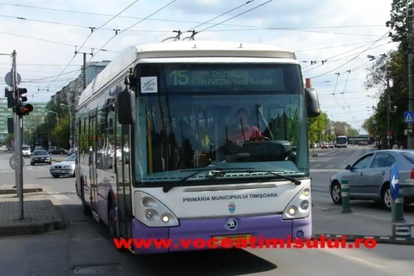 PATRU trasee ale mijloacelor de transport în comun din Timișoara, DEVIATE în weekend. Vezi de ce