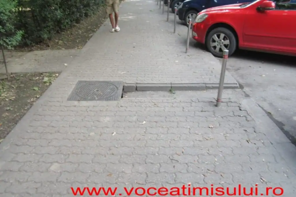 Trotuarele ”criminale” din Timișoara FOTO