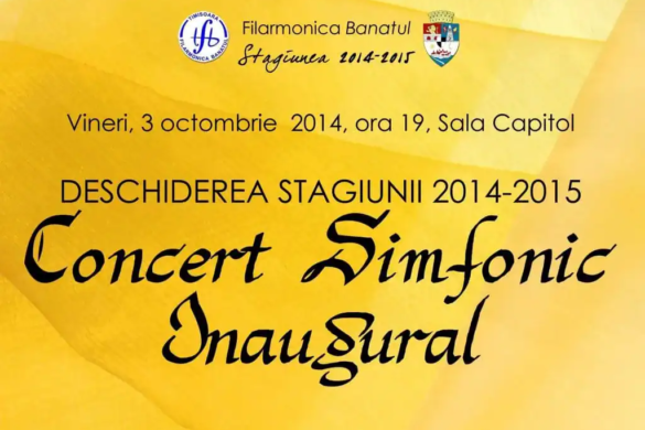 Filarmonica Banatul se apropie de un nou start de stagiune. Vineri, un concert deosebit
