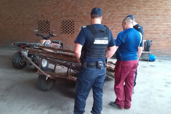 Țiganii din Satu Mare, prinși de jandarmi, la furat de fier vechi! Fosta fabrică U.M. Timișoara – ținta hoților