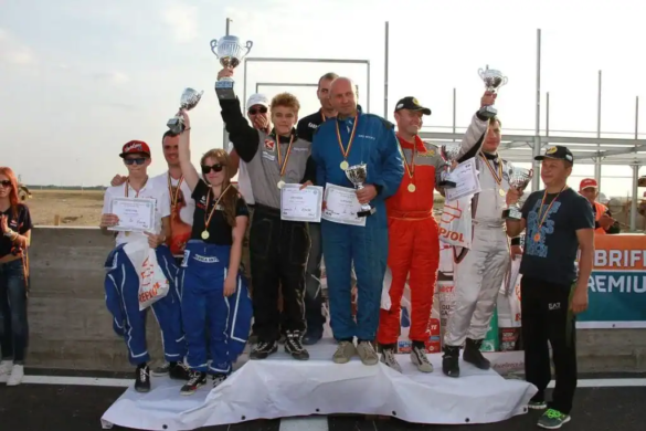 Timișorenii, din nou pe podium la Naționalul de Autoslalom. Ce rezultate au obținut pe primul circuit auto profesionist din România FOTO