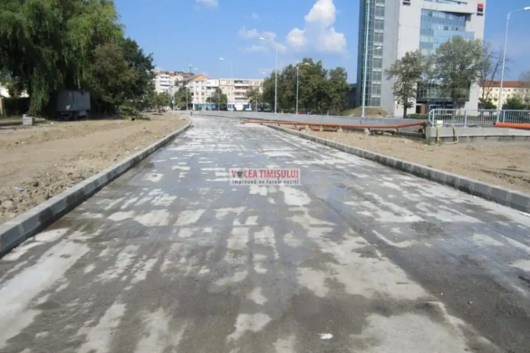 Lucrările din Piața Leonardo da Vinci (zona Michelangelo) se apropie de final. La suprafață! FOTO