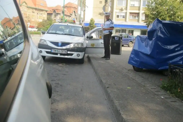 Amenzi pentru taximetriștii NESIMȚIȚI! Polițiștii locali din Timișoara au sancționat șoferii de taxi care opresc și încurcă vizibilitatea