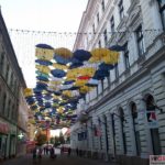 Umbrelute strada Alba Iulia