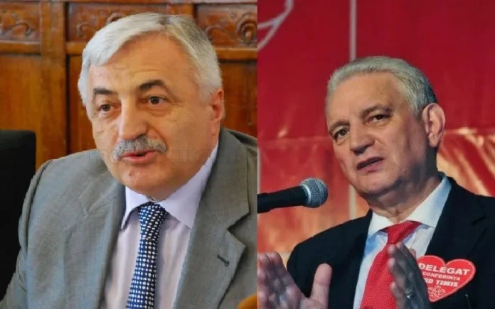 Ilie Sârbu și directorul Romsilva Adam Craciunescu, URMĂRIŢI PENAL de DNA pentru retrocedarea de ternuri forestiere adam craciunescu si ilie sarbu jpg