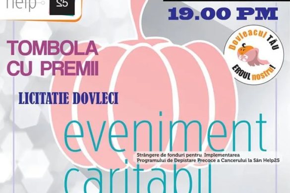 Campania ”Help25” continuă cu ediția a II-a a evenimentului caritabil ”Dovleacul Roz”