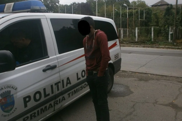 Unde dai și unde crapă! Poliția Locală Timișoara a demarat o acțiune în Piața 700 și a dat peste un HOȚ, ”în acțiune”