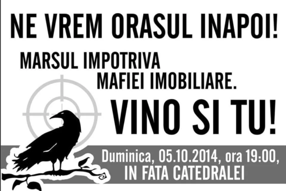 Timișorenii, chemați la un nou ”Marș împotriva mafiei imobiliare țigănești”. Mâine, în fața Catedralei