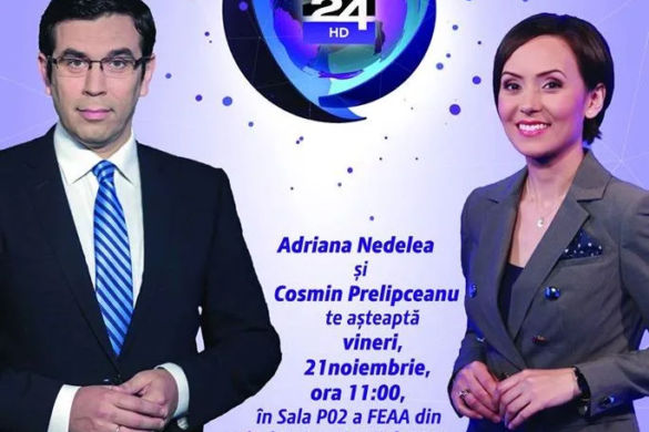 Dialog nemijlocit cu profesioniștii televiziunii, în rândul studenților Universității de Vest din Timișoara