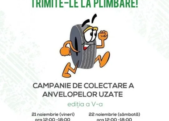 La Timișoara începe o nouă campanie de colectare a anvelopelor uzate. Vezi când are loc