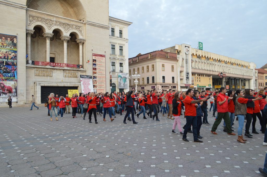 Flashmob in Piata Victoriei 5 Flashmob in Piata Victoriei 5