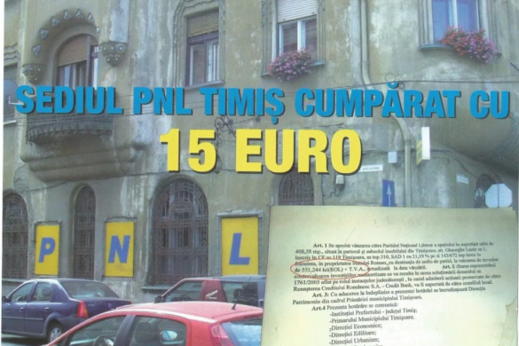 Încă o ”mizerie” electorală marca PSD, la Timișoara FOTO
