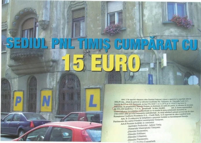 Încă o ”mizerie” electorală marca PSD, la Timișoara FOTO