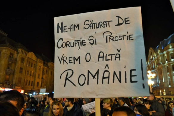 4.000 de timișoreni au strigat la unison: Jos comunismul, jos Ponta! Protestul de vineri, în ton cu cele din țară FOTO/VIDEO