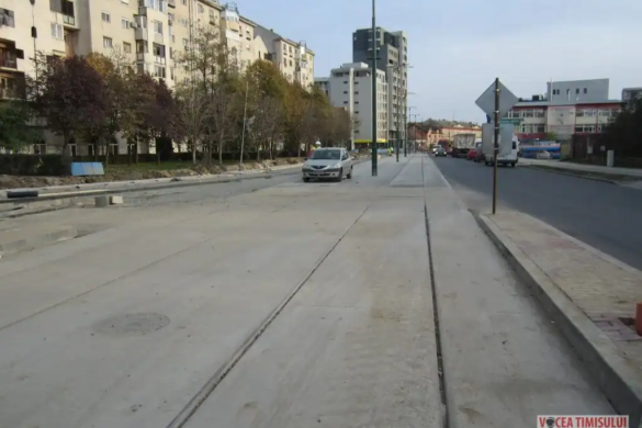Tramvaiele ”revin” pe strada Ștefan cel Mare din Timișoara. Vezi când are loc modificarea