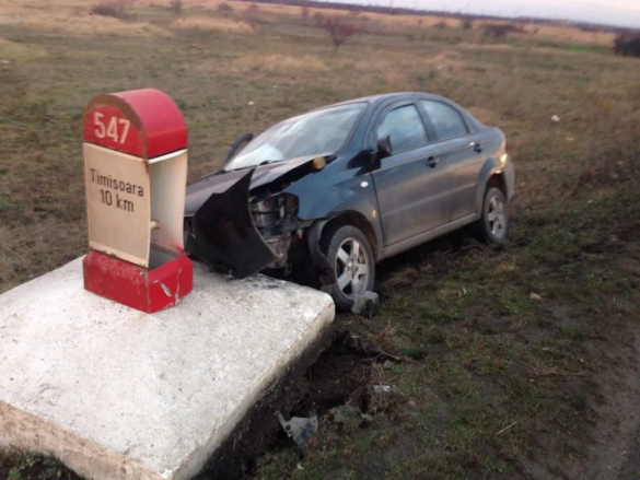 ACCIDENT lângă Remetea Mare. 1 jpg