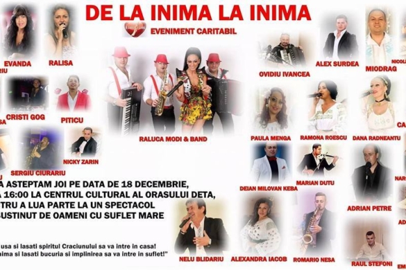 Deta va fi gazda unui super-eveniment caritabil. Vezi cine vine la spectacolul ”De la INIMĂ la INIMĂ” și care este SCOPUL acestuia