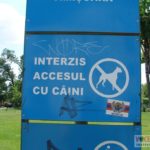 interzis accesul cu caini in parc