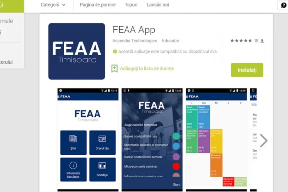 Facultatea, la un click distanță: studenții economiști de la UVT au acces la informație direct de pe smartphone