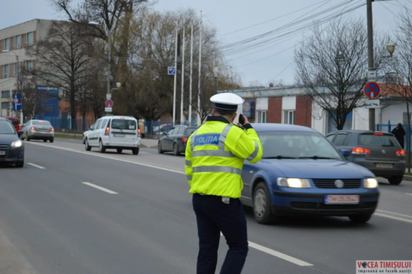 Şoferii indisciplinaţi, sancţionaţi de poliţiştii rutieri în tot judeţul Timiş