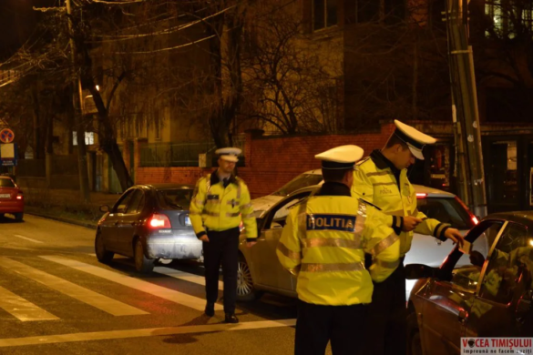 BEȚI și fără permise de conducere, prinși de polițiștii din Timiș în timp ce conduceau vehicule neînmatriculate