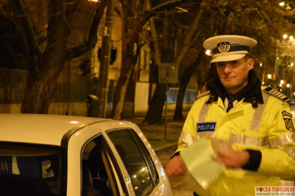 Polițiștii rutieri au ”deturnat” o mașină plină cu ALCOOL, la Recaș! Mehedințeanul de la volan nu avea PERMIS de conducere! FOTO