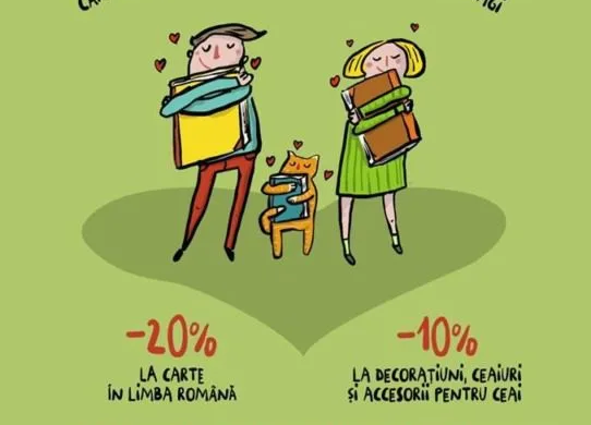 Îndrăgostit de cărți? Până la Dragobete, ai campania ”Îndrăgostiţi de carte la Cărtureşti”