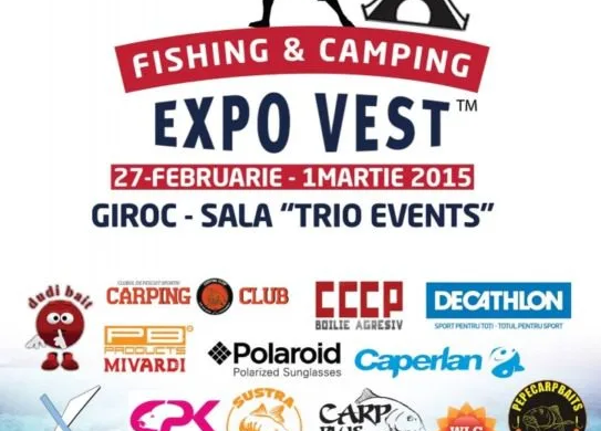 Expoziție ”fishing and camping” la Expo Vest Timișoara. Ce branduri participă