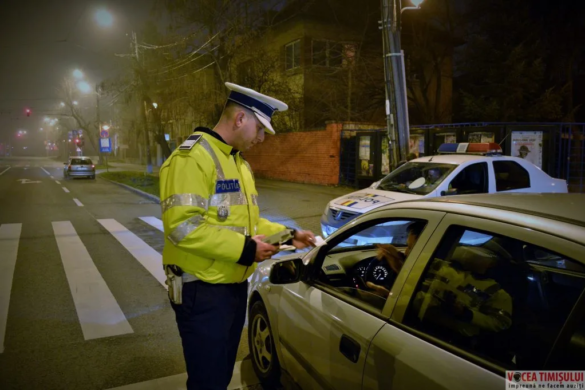 RECORD de amenzi aplicate de polițiștii rutieri din Timiș! Ce ”păzesc” oamenii legii în weekend