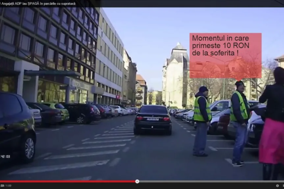 Avem DOVADA! Angajații ADP iau ȘPAGĂ în parcările cu suprataxă, în loc să dea AMENZI, la Timișoara! VIDEO