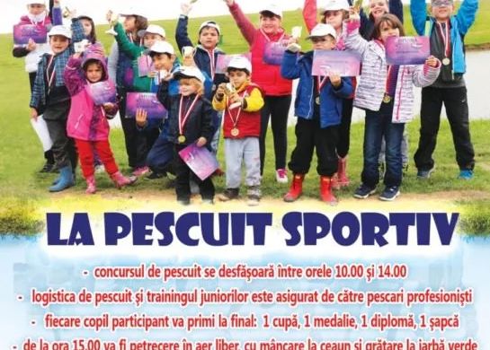 Cupa Idella Junior la pescuit, pentru copii. Când are loc concursul de la Cornești