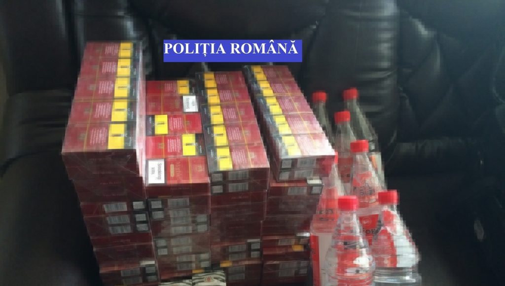 Femeie-din-Margina-prinsă-cu-țigari-si-alcool-contrabanda