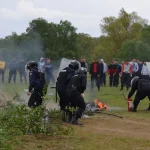 Jandarmii Grupării Mobile din Timişoara ”cantonament” draconic lângă Giroc 2 jpg