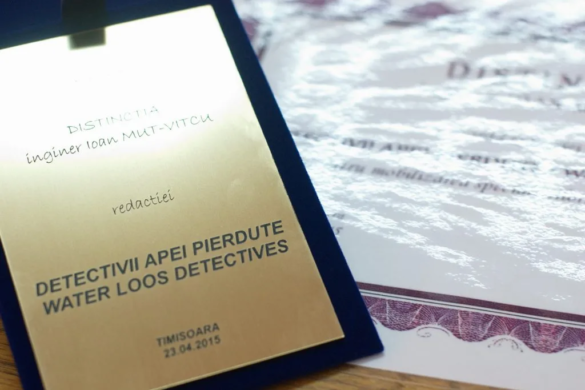 ”Detectivii” de la Aquatim, premiați de Asociația Inginerilor de Instalații din România