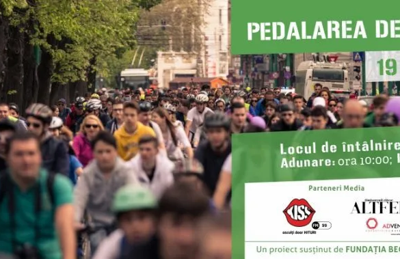 PEDALAREA de Primăvară are loc în weekend. Vezi traseul și ora plecării