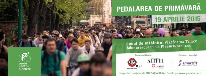 PEDALAREA de Primăvară are loc în weekend. Vezi traseul și ora plecării