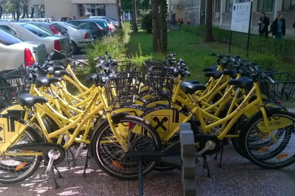 Centrele studentObike intră în vacanță. Câți studenți au închiriat bicicletele, la Timișoara