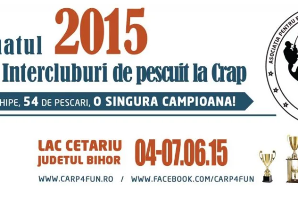 Campionatul Regional Intercluburi de Pescuit la Crap ediţia 2015, gata de start