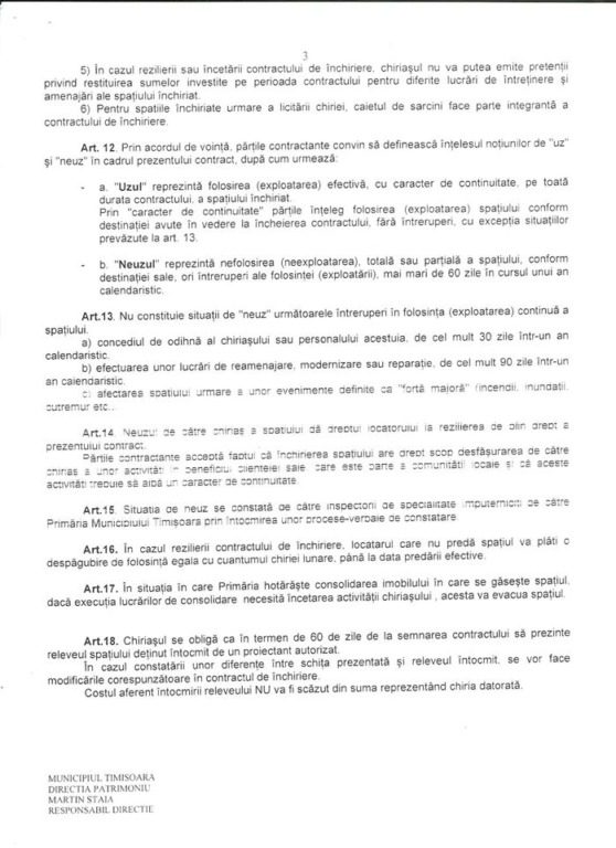 Contract de inchiriere sediu PSD Timis 3 Contract de inchiriere sediu PSD Timis 3