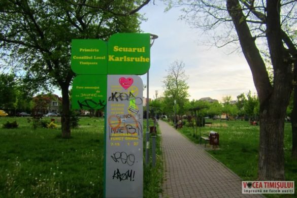 Primul parc de picnic al Timișoarei, o RUȘINE! În ce stare MIZERABILĂ se află Scuarul Karlsruhe FOTO
