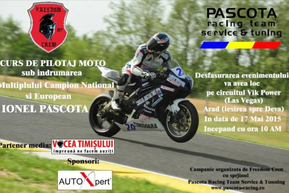 Pasionat de motociclete? Freedom Crew și campionul Ionel Pascotă oferă cursuri GRATUITE de pilotaj