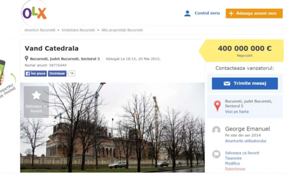 FABULOS! Catedrala Mântuirii Neamului a fost scoasă la vânzare! Ce face vânzătorul cu banii obținuți FOTO