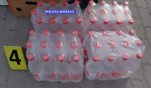 Și a umplut mașina cu sticle cu ALCOOL de contrabandă3 jpg