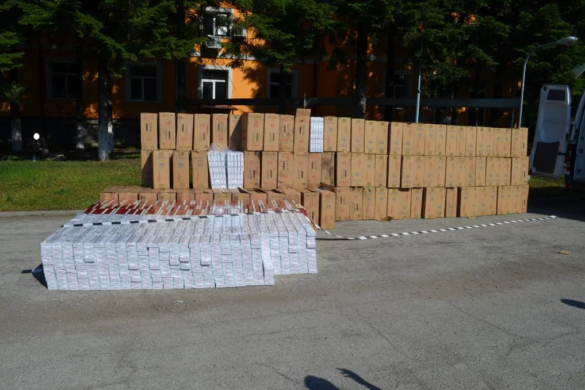 INCREDIBIL! Captura de peste 100.000 de pachete cu țigări de contrabandă, la Șuștra VIDEO
